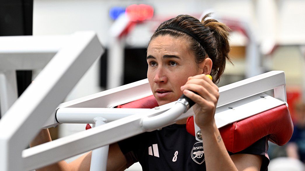 Mariona Caldentey in the Sobha gym