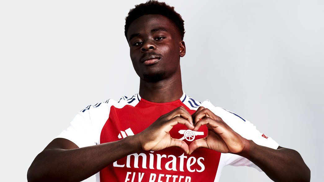 Bukayo Saka Headshot 24/25