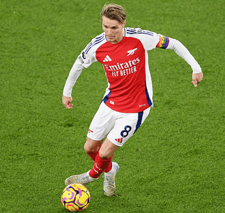 Team news: Odegaard one of five changes